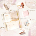 Custom Hardcover Weekly and Monthly Goal Planner Notebook